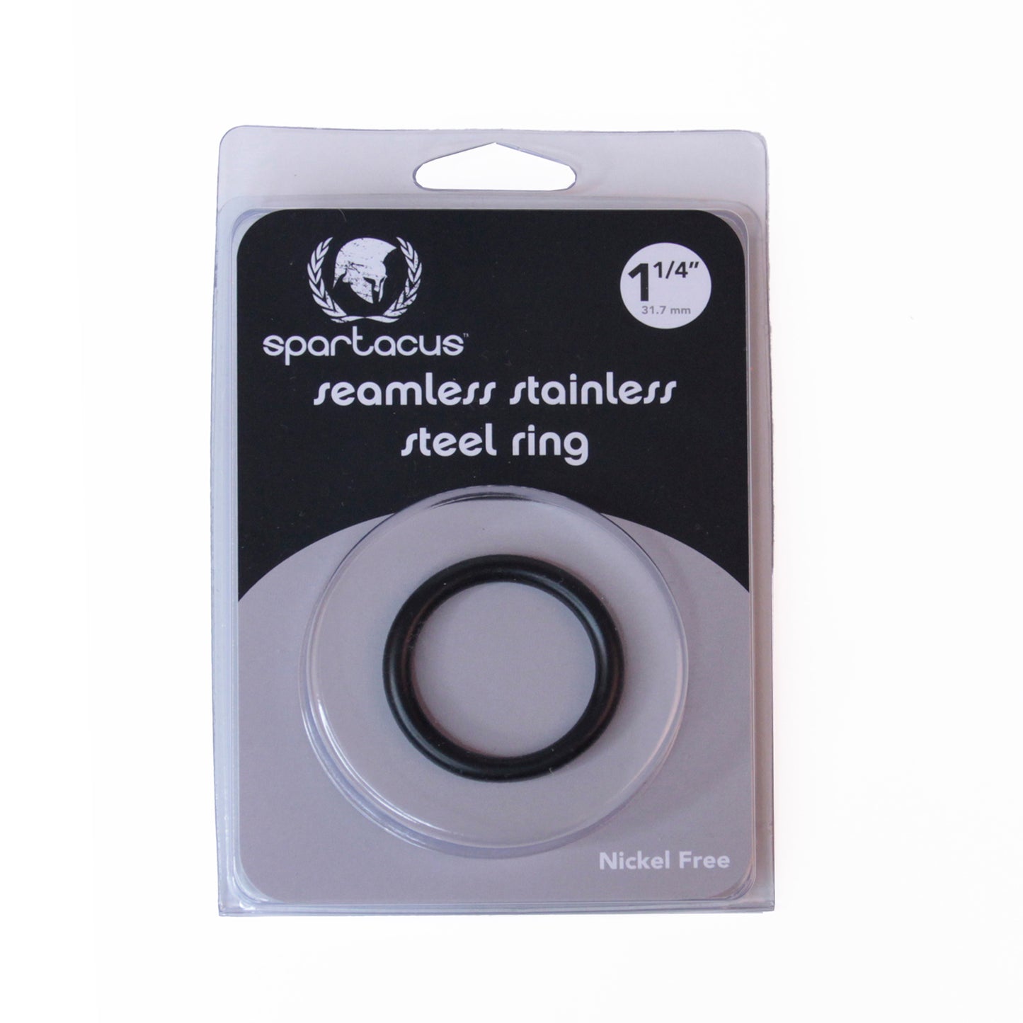 Spartacus - Seamless Stainless C-Ring- 1.25'' - Noir