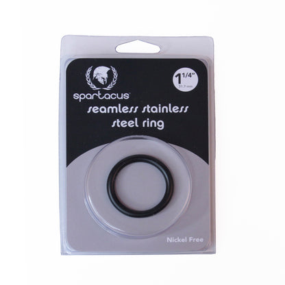 Spartacus - Seamless Stainless C-Ring- 1.25'' - Noir
