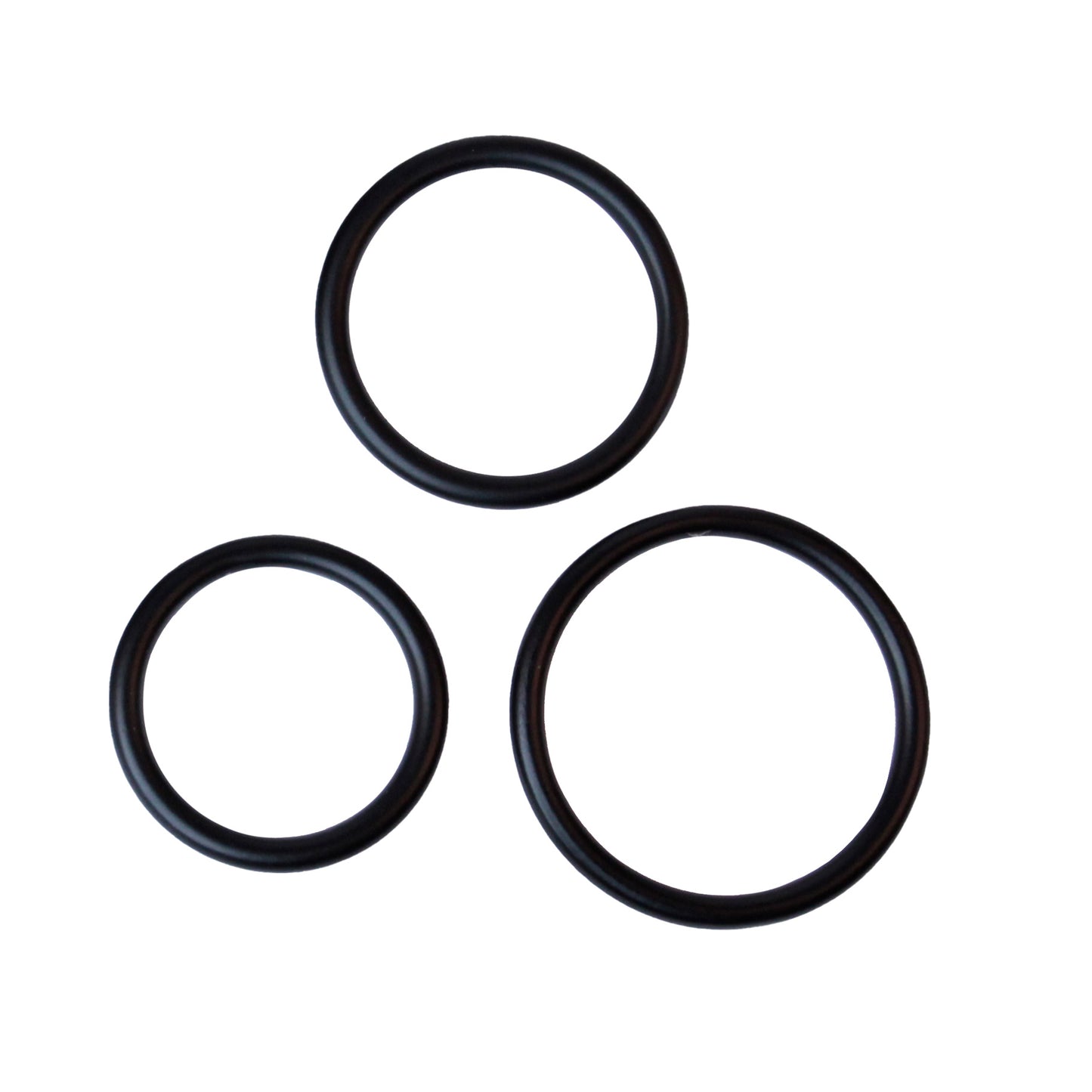 Spartacus - Seamless Stainless C-Ring Set - Noir