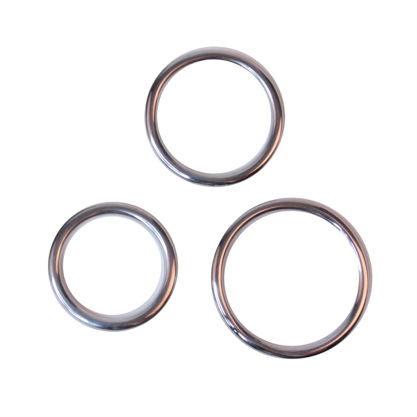 Spartacus - Seamless Stainless C-Ring Set - Argent
