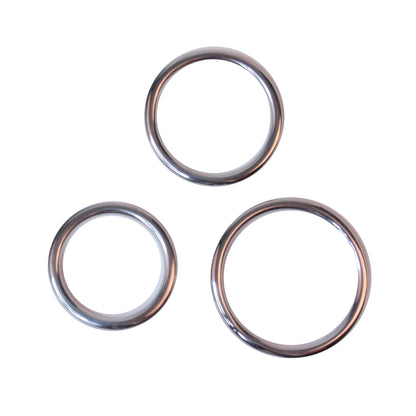 Spartacus - Seamless Stainless C-Ring Set - Argent