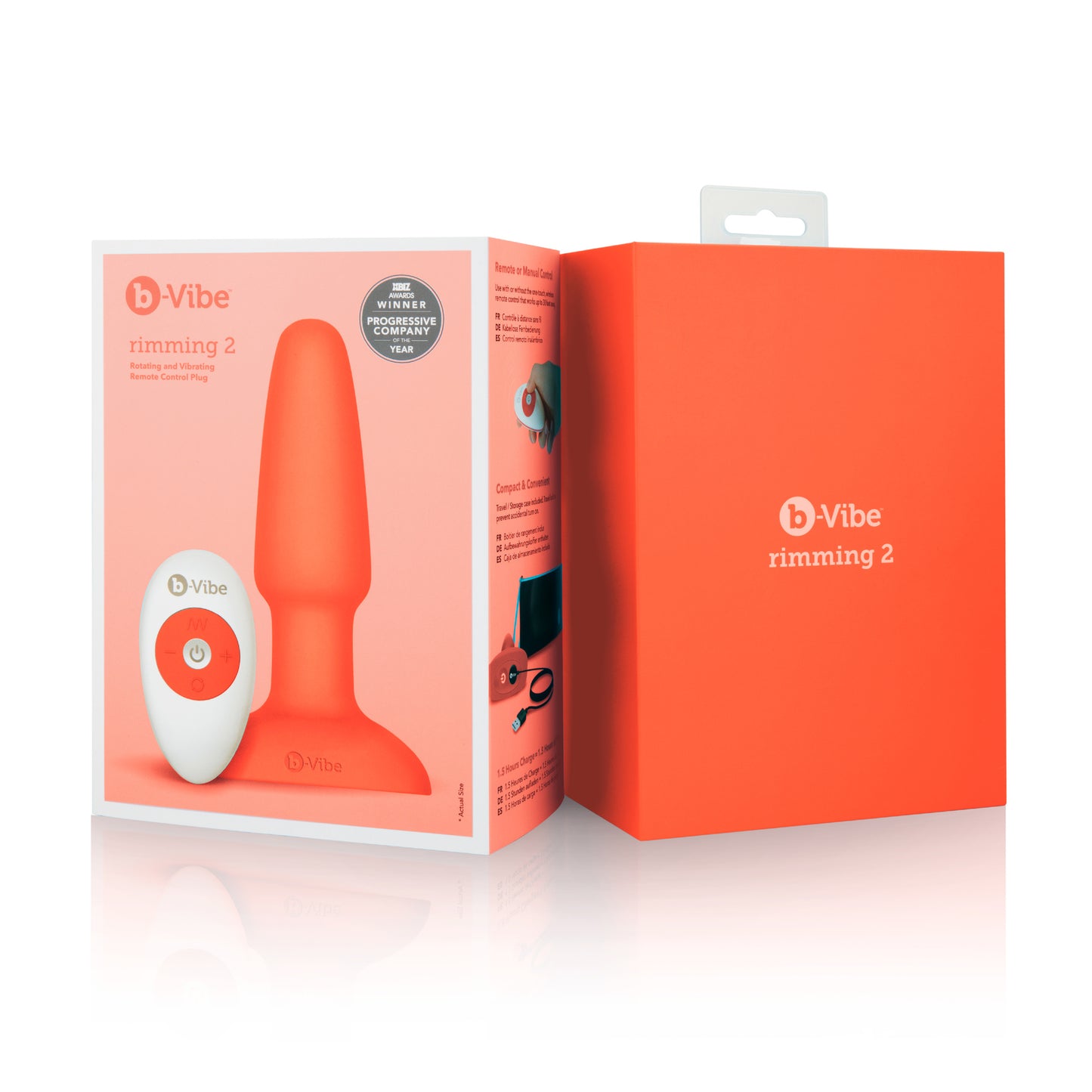 B-Vibe - Rimming Plug V2 - Orange
