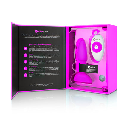 B-Vibe - Rimming Plug Petite - Fuchsia