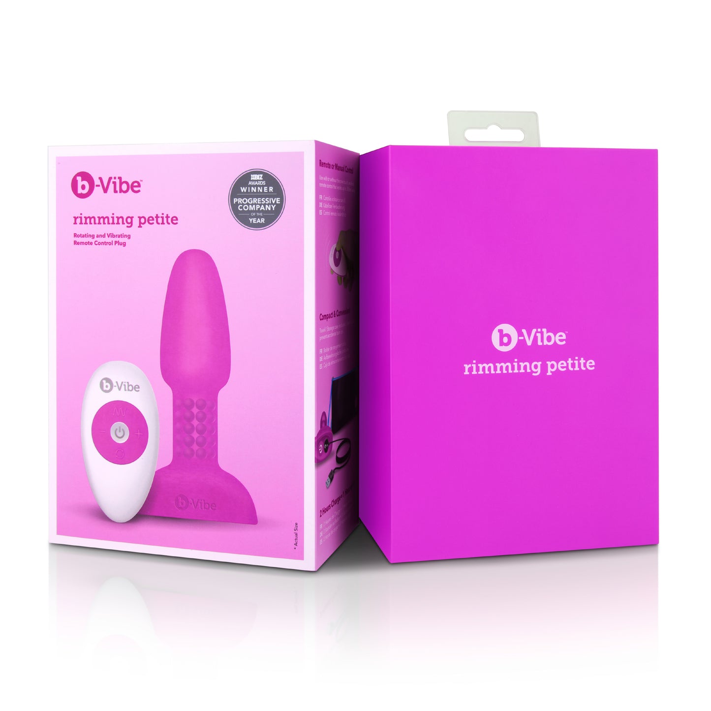 B-Vibe - Rimming Plug Petite - Fuchsia