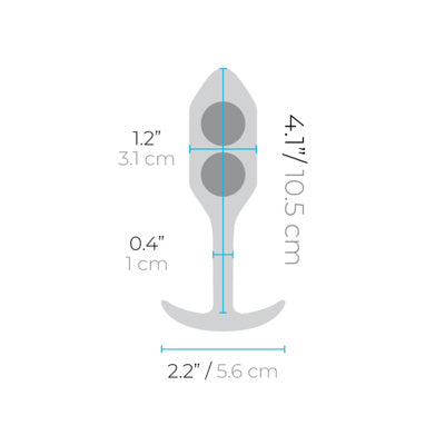 B-Vibe - Snug Plug 2 - Corail