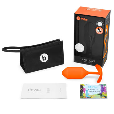 B-Vibe - Snug Plug 3 - Orange