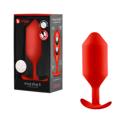 B-Vibe - Snug Plug 6 - Rouge