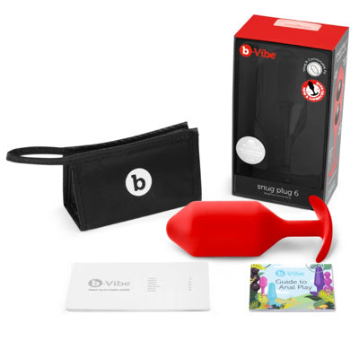 B-Vibe - Snug Plug 6 - Rouge