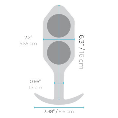 B-Vibe - Snug Plug 6 - Rouge