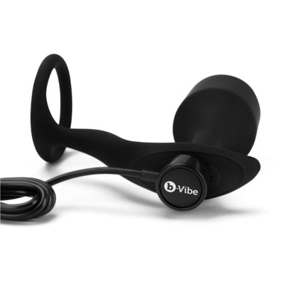B-Vibe - Vibrating Snug Plug & Tug XL - Noir