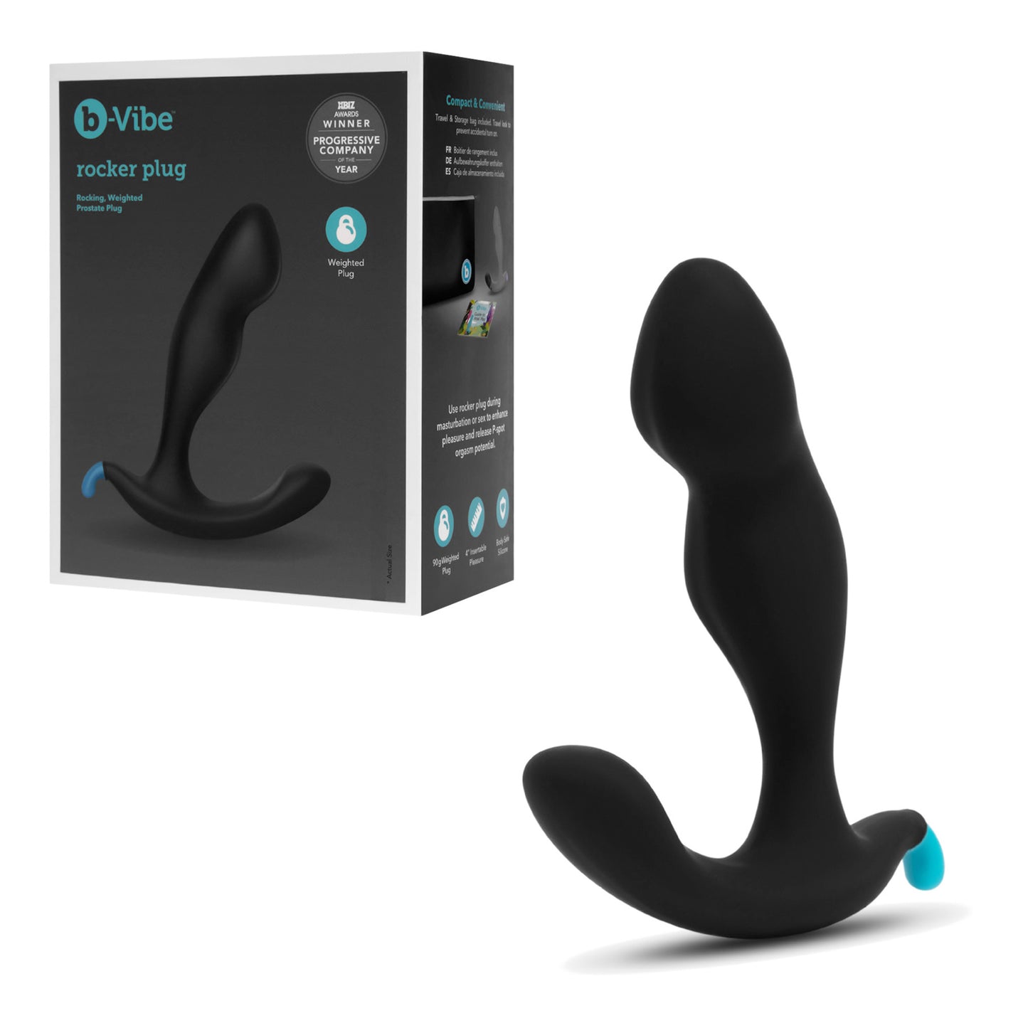 B-Vibe - Rocker Plug - Noir