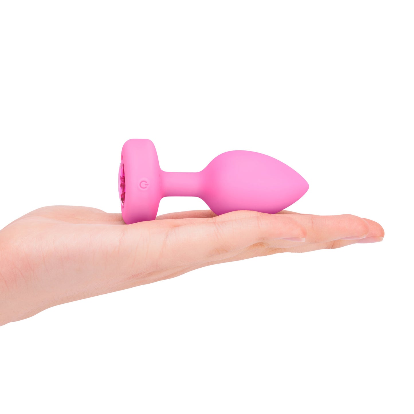 B-Vibe - Vibrating Heart Jewel Plug S/M - Rose