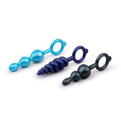 B-Vibe - Beaded Butties Bundle - Ensemble de 3 Plugs