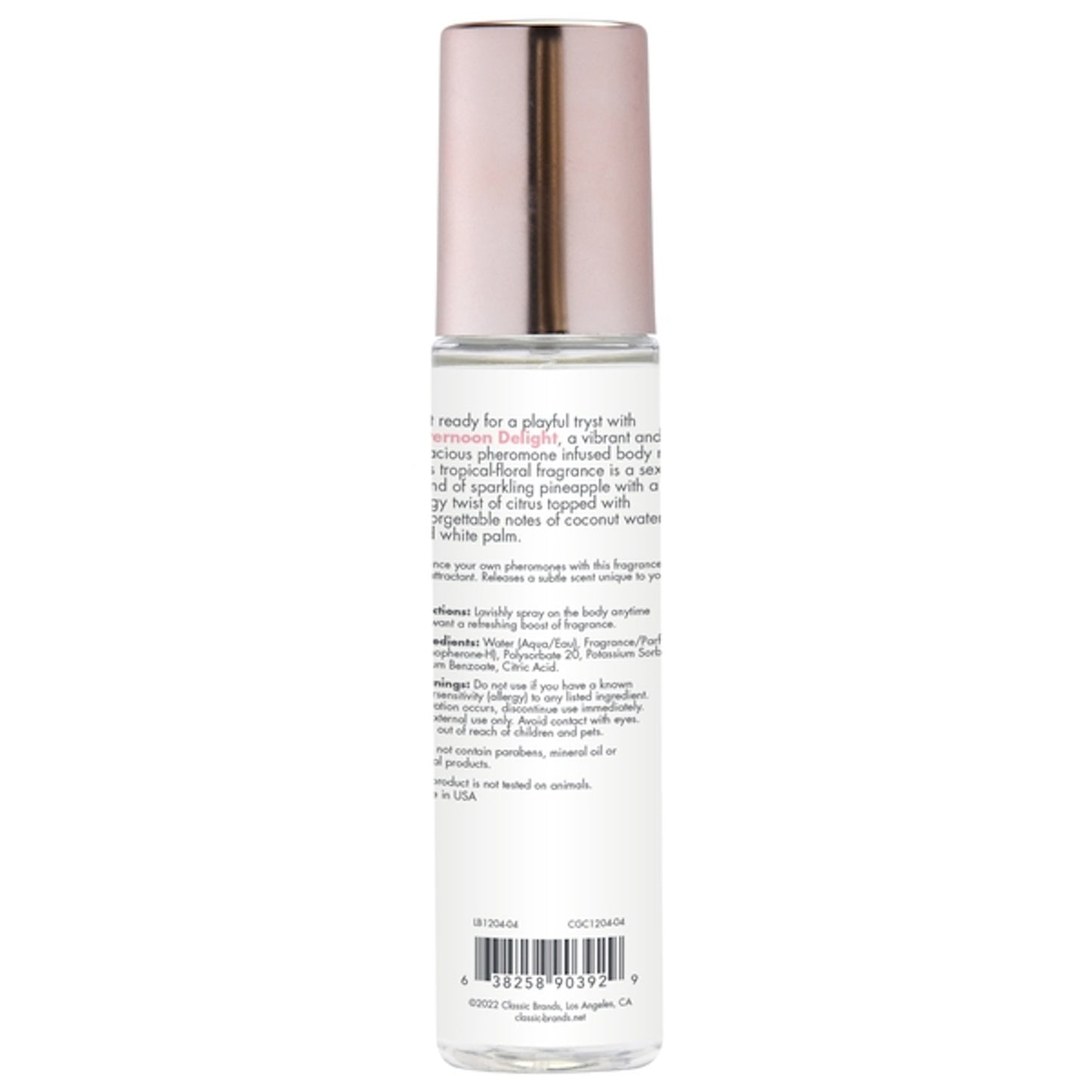 CG - Brume parfumée phéromones - Afternoon Delight 3.5oz