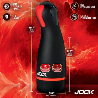 Jock - Blaze Vibrating, Sucking & Warming Masturabtor