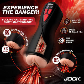 Jock - Banger! Sucking & Vibrating Pussy Masturabtor