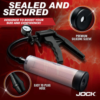 Jock - Penis Pump with Gauge & Trigger Handle