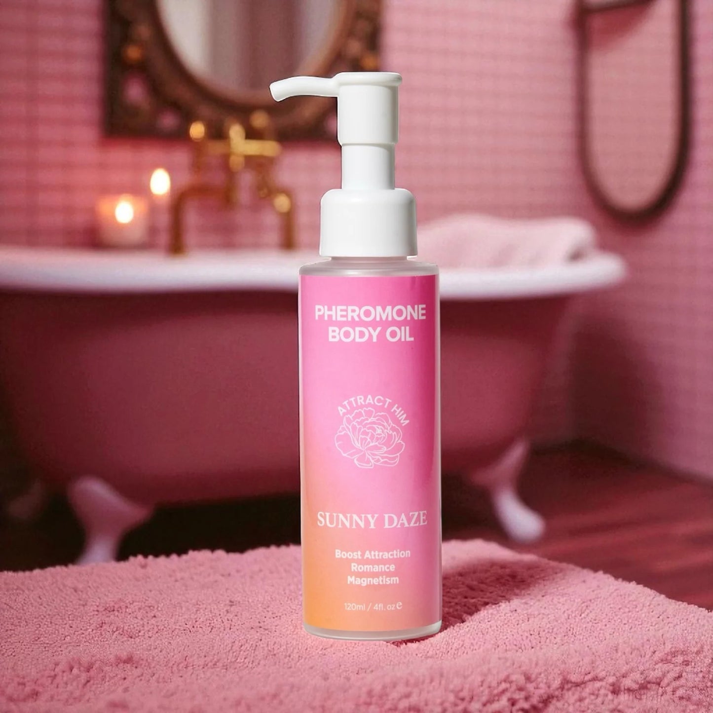 Bloom - Huile Corporelle aux Phéromones - Sunny Daze 120ml/4oz
