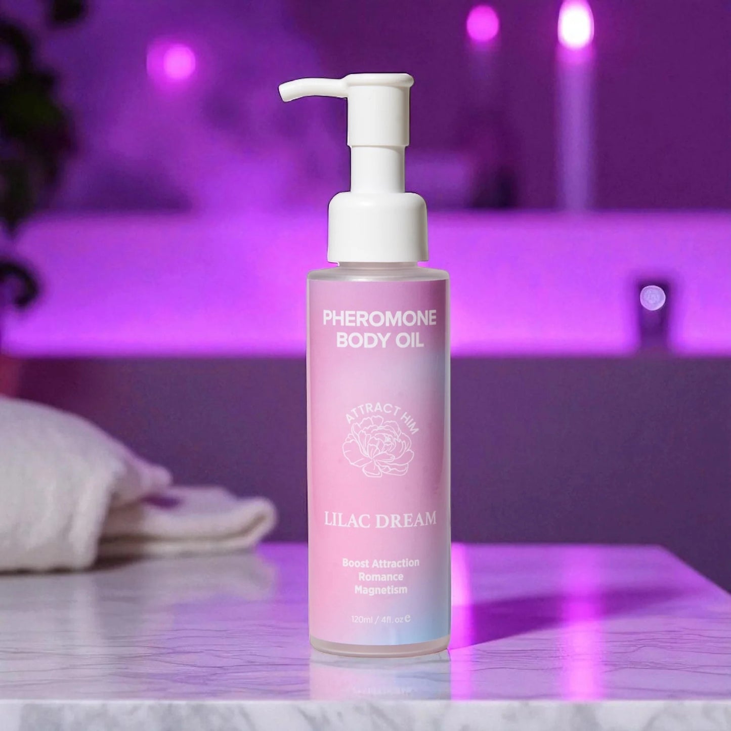 Bloom - Huile Corporelle aux Phéromones - Lilac Dream 120ml/4oz