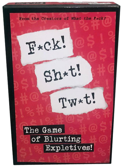 KG - F*ck Sh*t Tw*t Card Game - Anglais