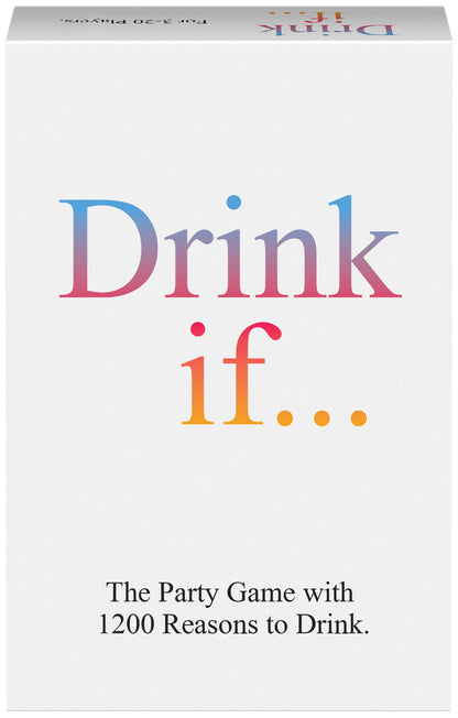 KG - Drink If... The Party Game... - Anglais