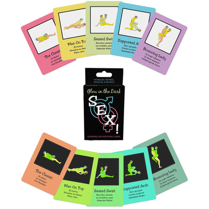 KG - Glow-In-The-Dark Sex Cards Game - Anglais