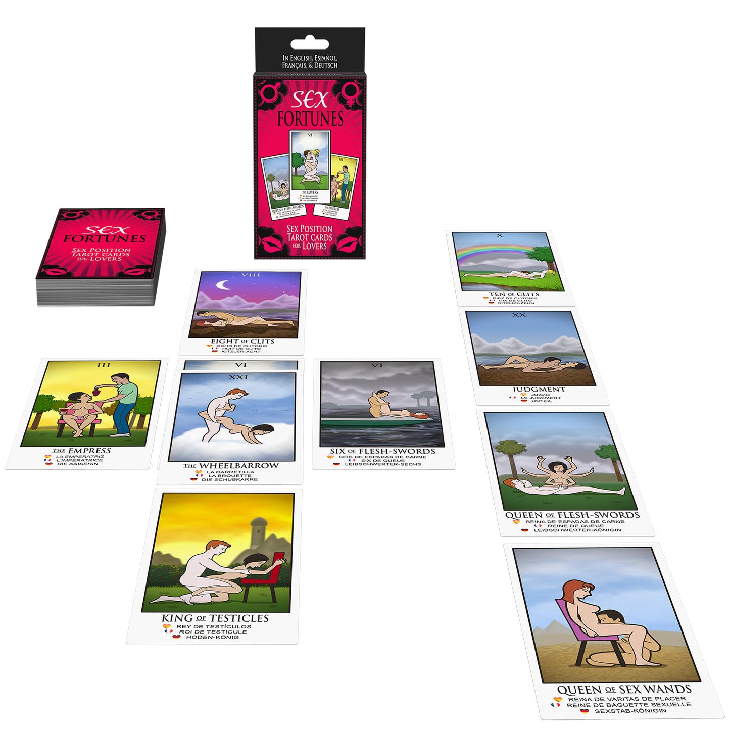 KG - Sex Fortunes Cartes Tarot - Multilingue