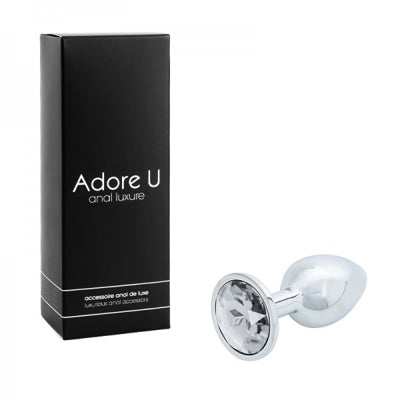 Anal Luxure - Plug Anal Argent - Transp. - Petit