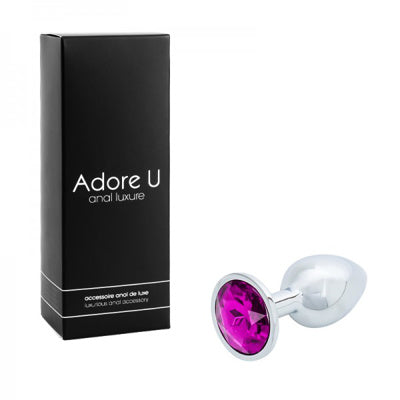 Anal Luxure - Plug Anal Argent - Mauve - Petit