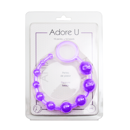 Adore U - Perles de Plaisir Ania - Violet/Bleu