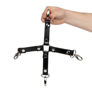Miss Morgane - Hog-Tie PU Nacré