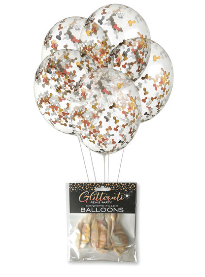 LG - Penis Party Ballons De Confettis (6pk)