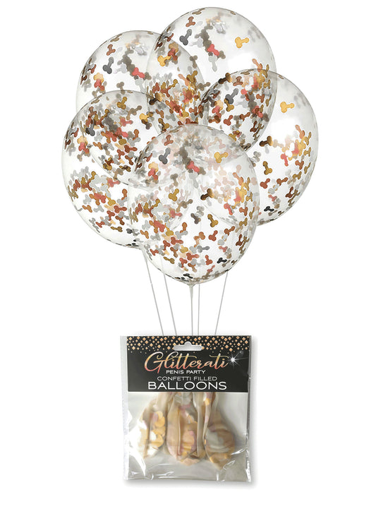 LG - Penis Party Ballons De Confettis (6pk)