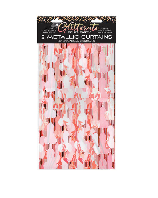 LG - Rideaux De Pénis Métalliques (2pk)
