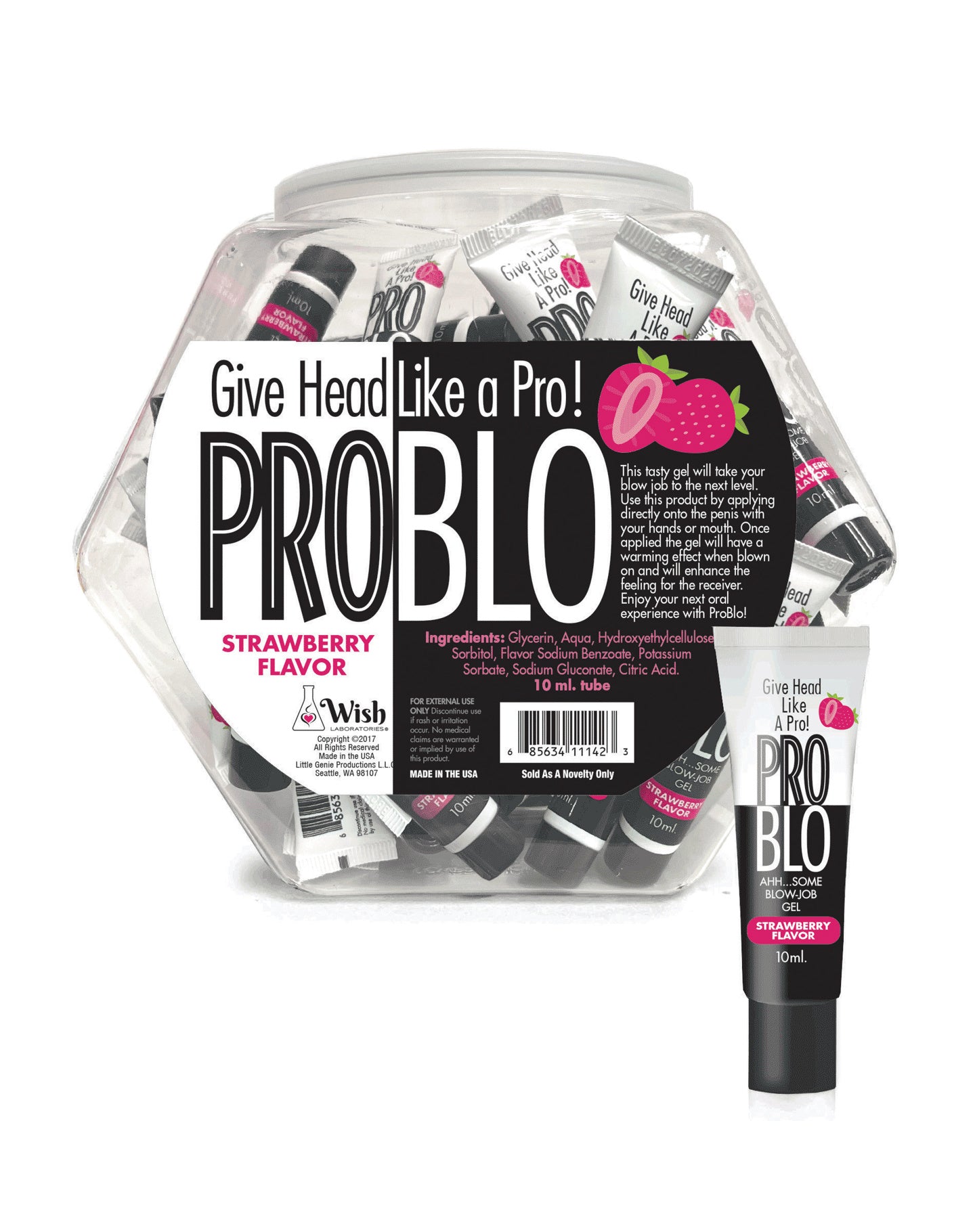 LG - ProBlo Strawberry Flavored Pleasure Gel - Display 65