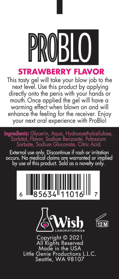 LG - ProBlo Strawberry Flavored Pleasure Gel - Display 65