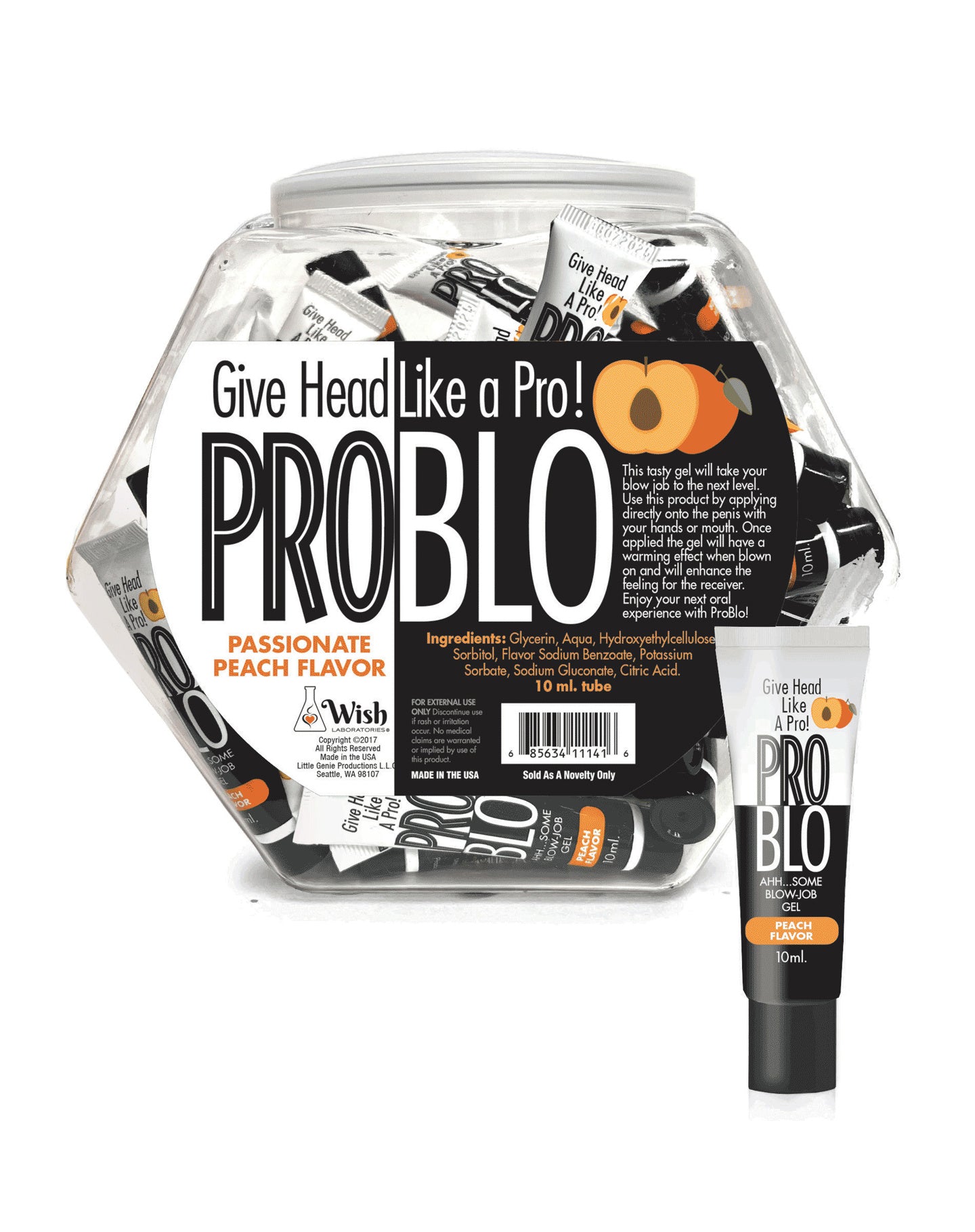 LG - ProBlo Peach Flavored Pleasure Gel - Display 65