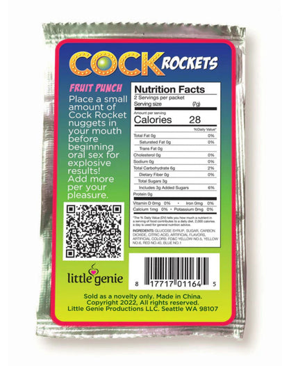 LG - Cock Rockets Oral Sex Candy - Punch aux Fruits