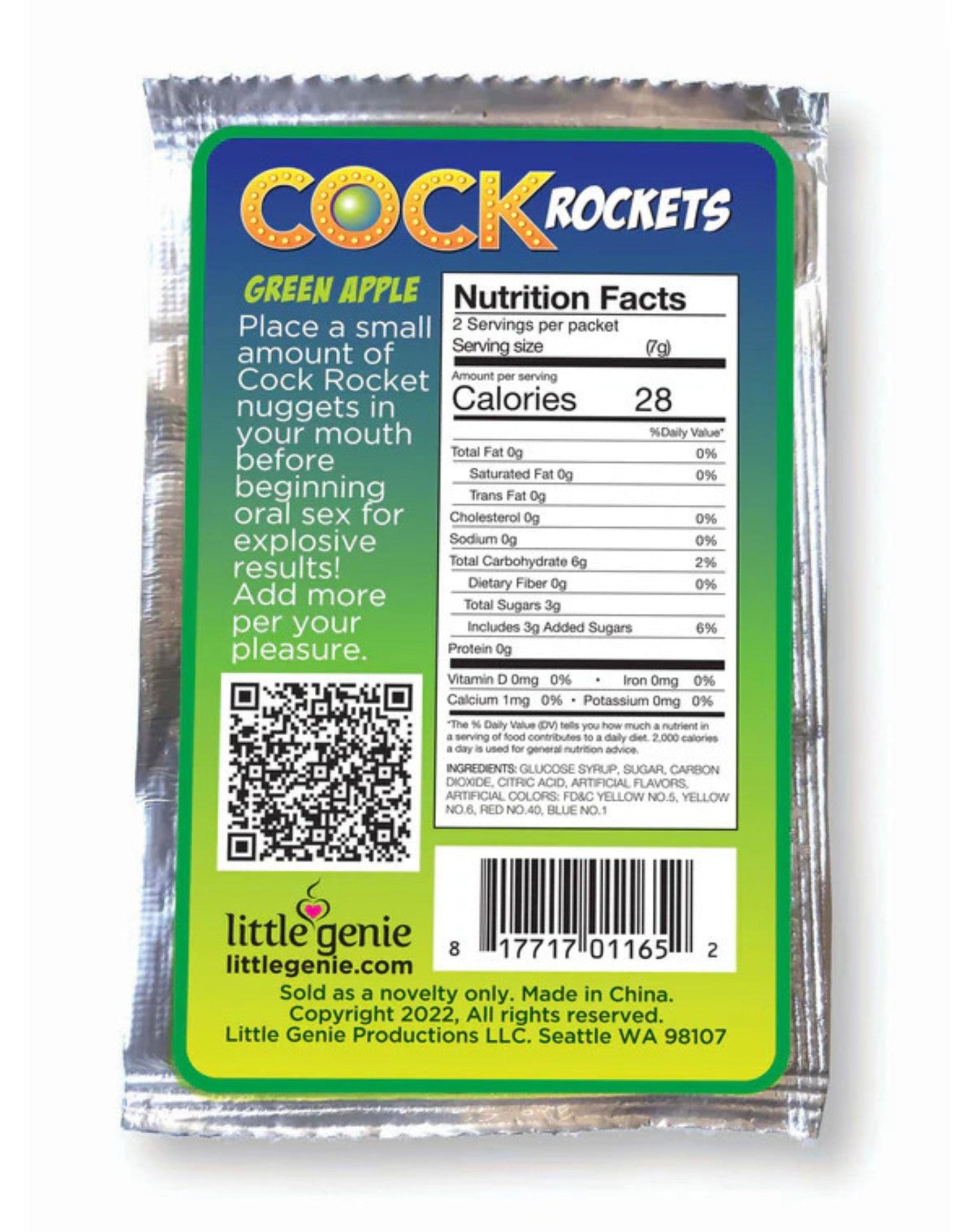 LG - Cock Rockets Oral Sex Candy - Pomme Verte