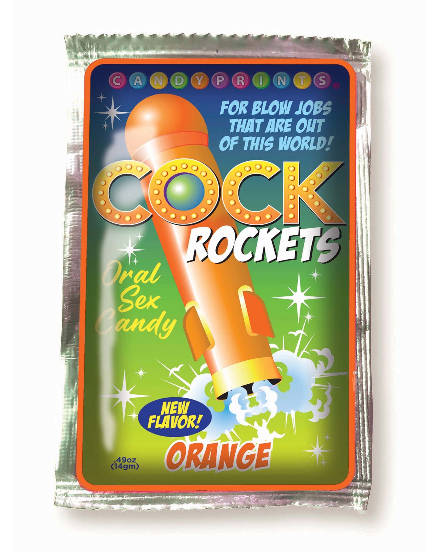 LG - Cock Rockets Oral Sex Candy - Orange