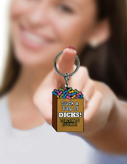 LG - Porte Clés - Suck A Bag Of Dicks!