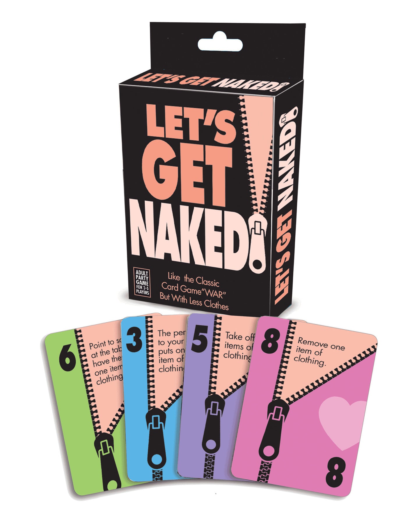 LG - Let's Get Naked Card Game - Anglais