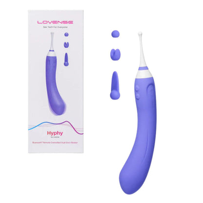 Lovense - Hyphy Dual-End Vibrator - Mauve