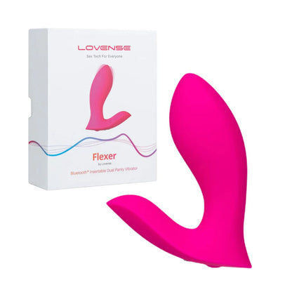 Lovense - Flexer Dual Panty Vibrator - Rose