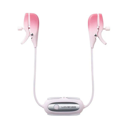 Lovense - Gemini Vibrating Nipple Clamps - Rose