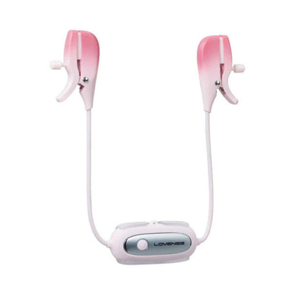 Lovense - Gemini Vibrating Nipple Clamps - Rose
