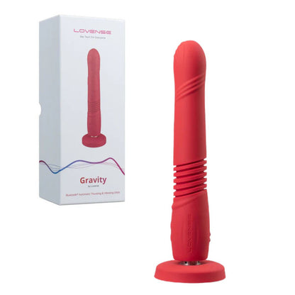 Lovense - Gravity Thrusting & Vib. Dildo - Rouge