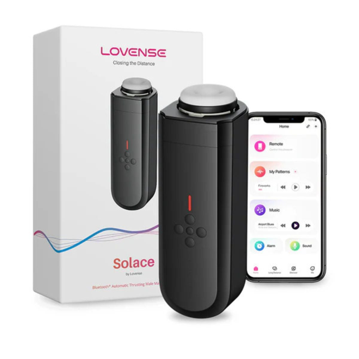 Lovense - Solace Automatic Thrusting Mastubator - Noir