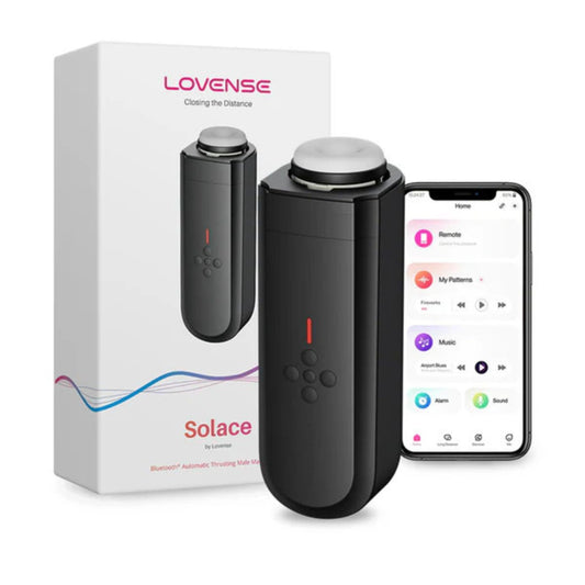 Lovense - Solace Automatic Thrusting Mastubator - Noir