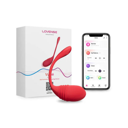 Lovense - Vulse Thrusting Egg Vibrator - Rouge